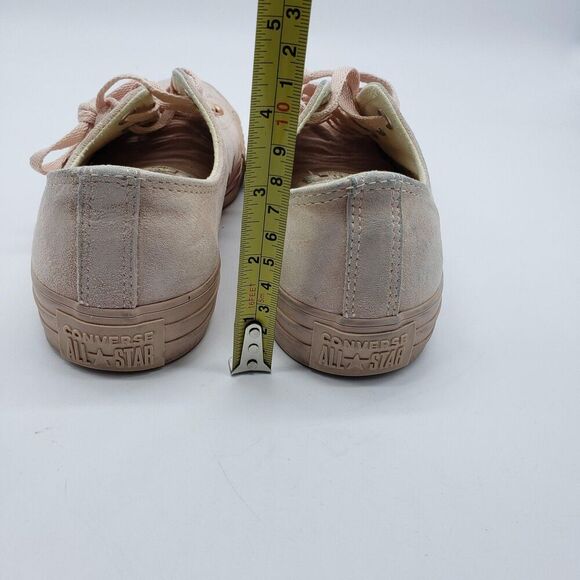 Converse All Star Shoes Womens Size 8 Pink Suede Low Top Lace Up Classic 15841C - Picture 6 of 12